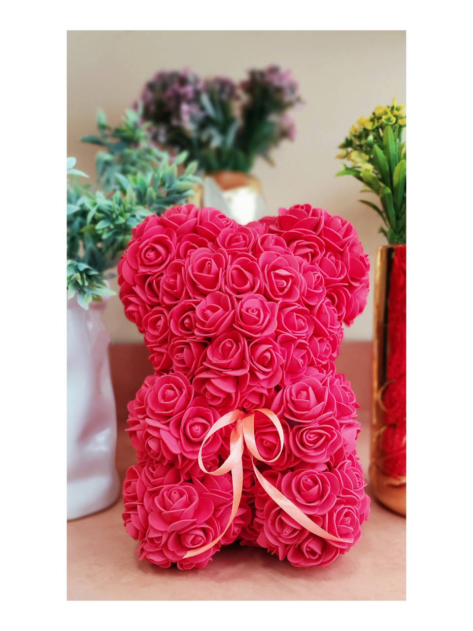 

Мишка из фоамирана 2, Красный