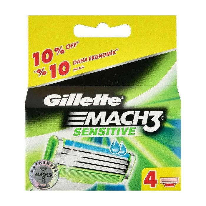 

Касета Gillette MACH 3 Sensative 1шт