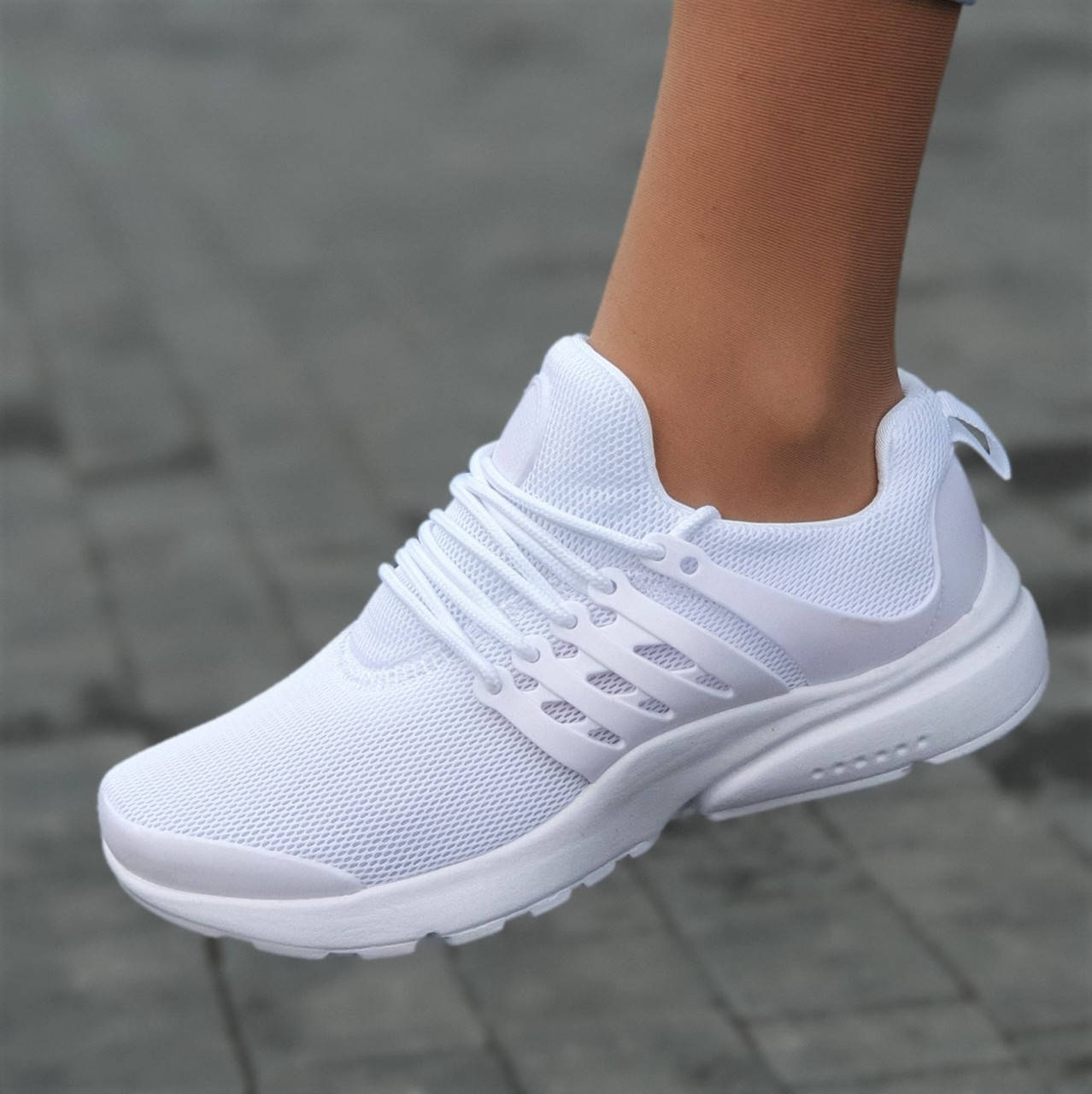 

Кроссовки женские белые Air Presto (Код: 1668), Белый