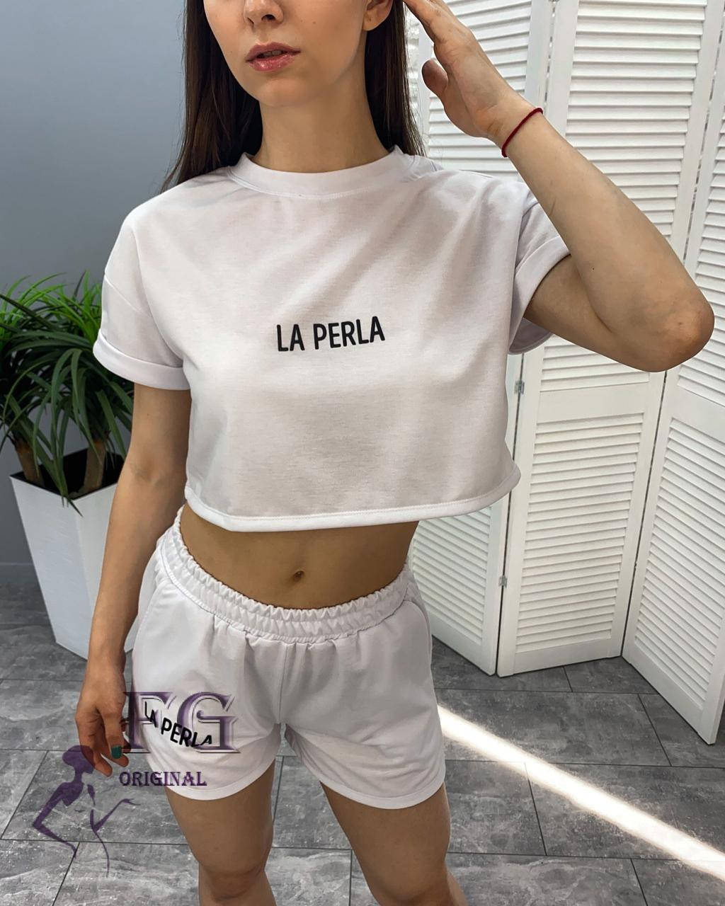 

Спортивный костюм женский с шортами "La perla", Разные цвета