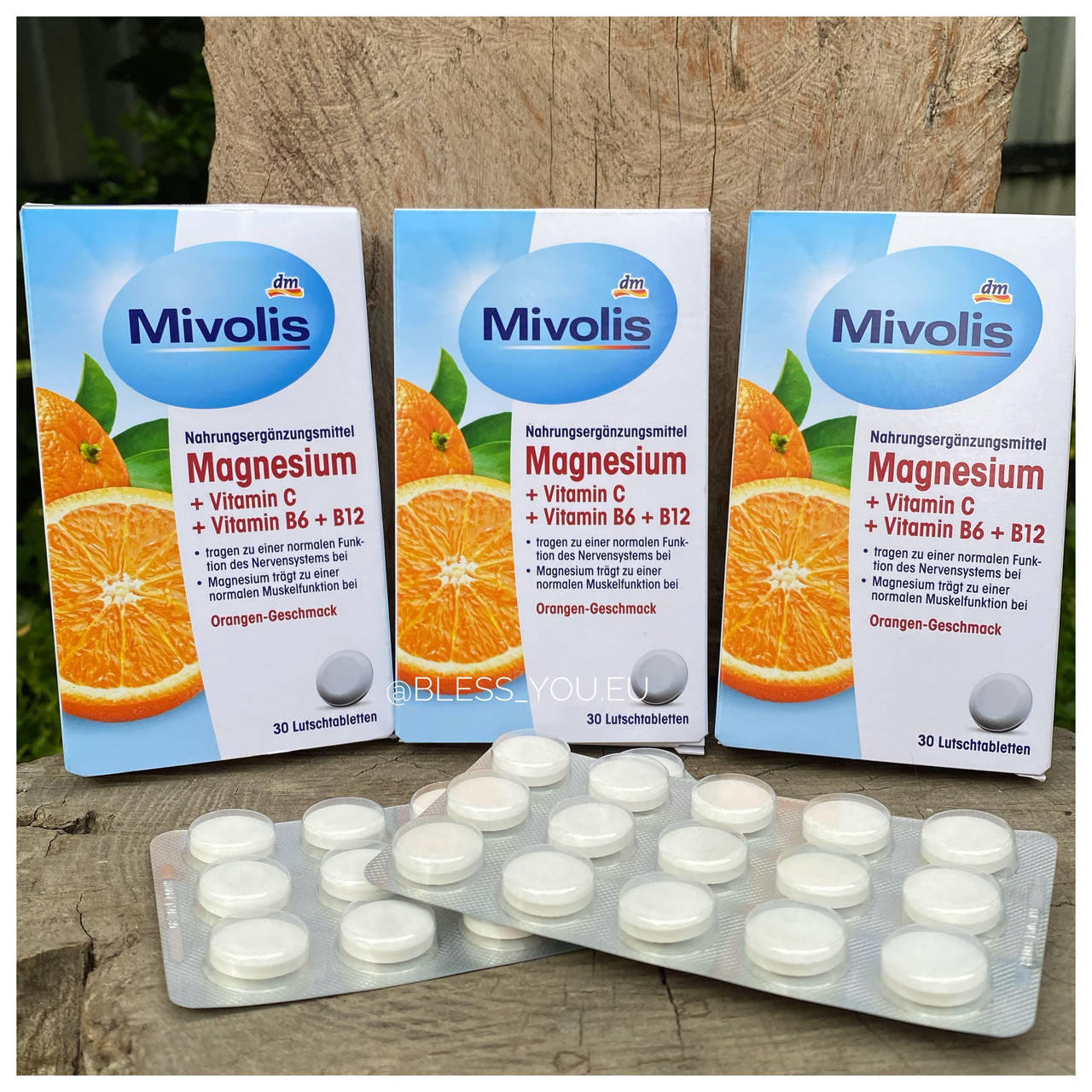 

Биологически активная добавка Mivolis Magnesium + Vitamin C + Vitamin B6 + B12