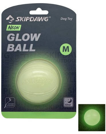 

Игрушка для Собак Skipdawg Glow Ball Светонакопительный Мяч 7 см