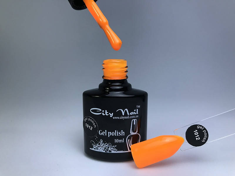 

Оранжевый гель лак City Nail 1012 ( морковный. яркий гель-лак )