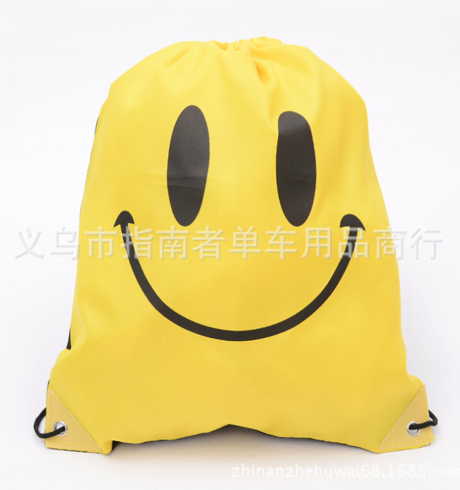 

Универсальный спортивный / городской / пляжный складной портативный (45 г) рюкзак-мешок / котомка / торба ЖЁЛТЫЙ (СМАЙЛ)