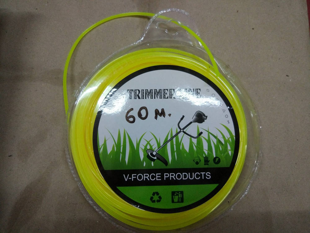 

Струна, леска косильная ○ 3.0мм звездочкой Китай 60 метров