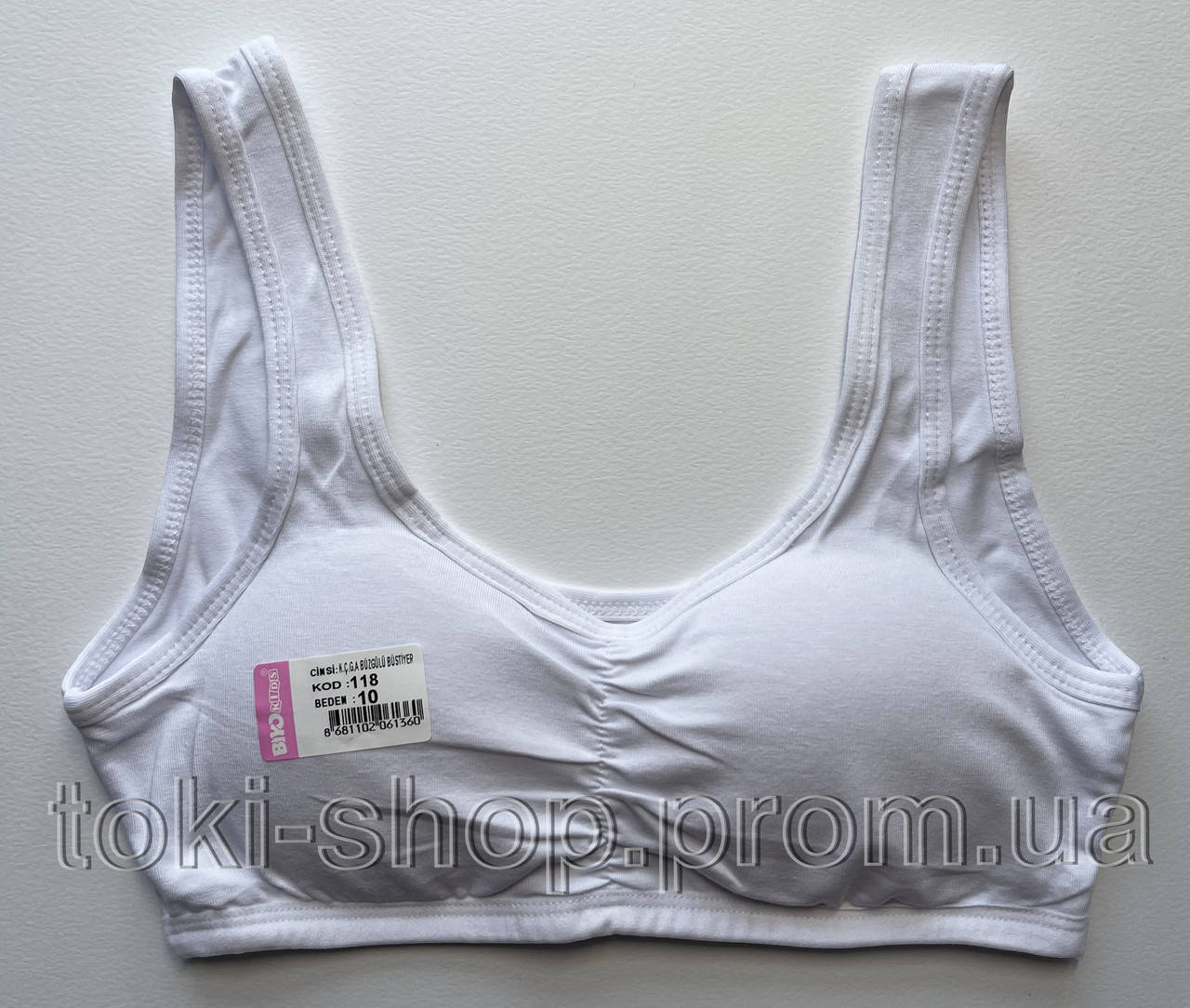 

Топики детские / подростковые для девочек Турция Белый