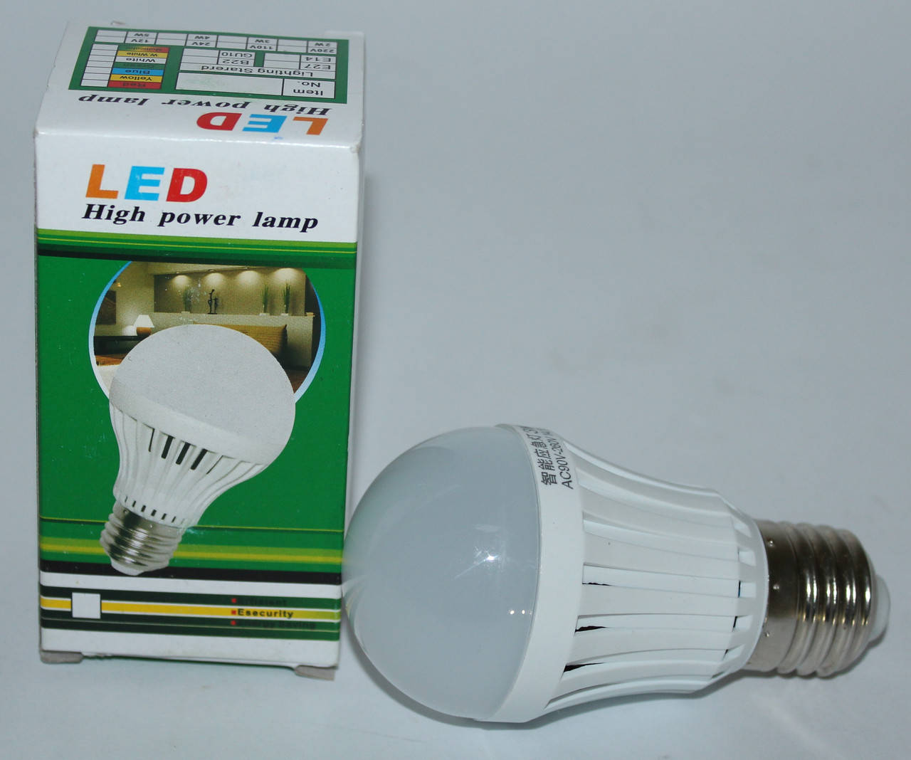 

LED лампа с резервным питанием