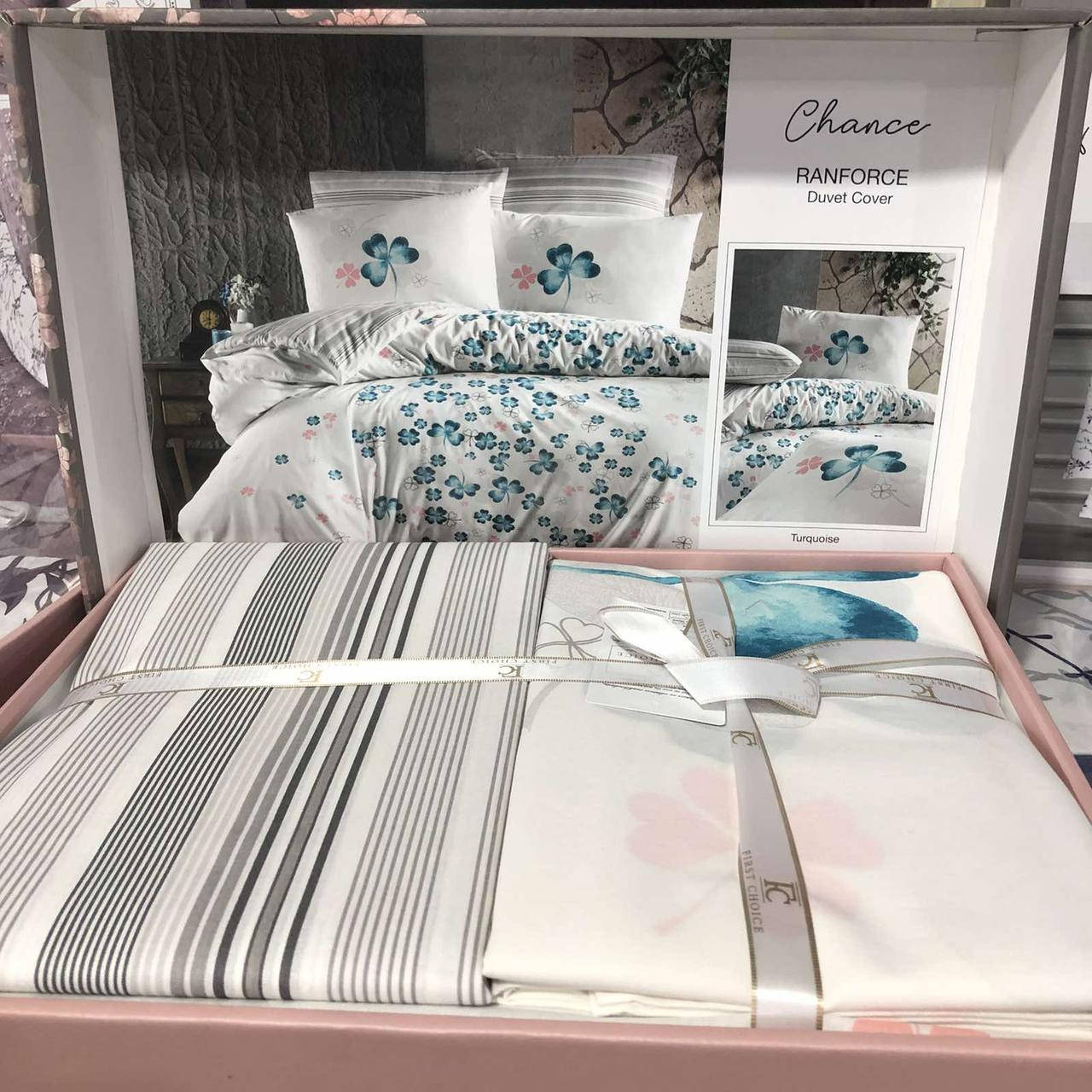 

Постельное белье FIRST CHOICE Ranforce Turquoise