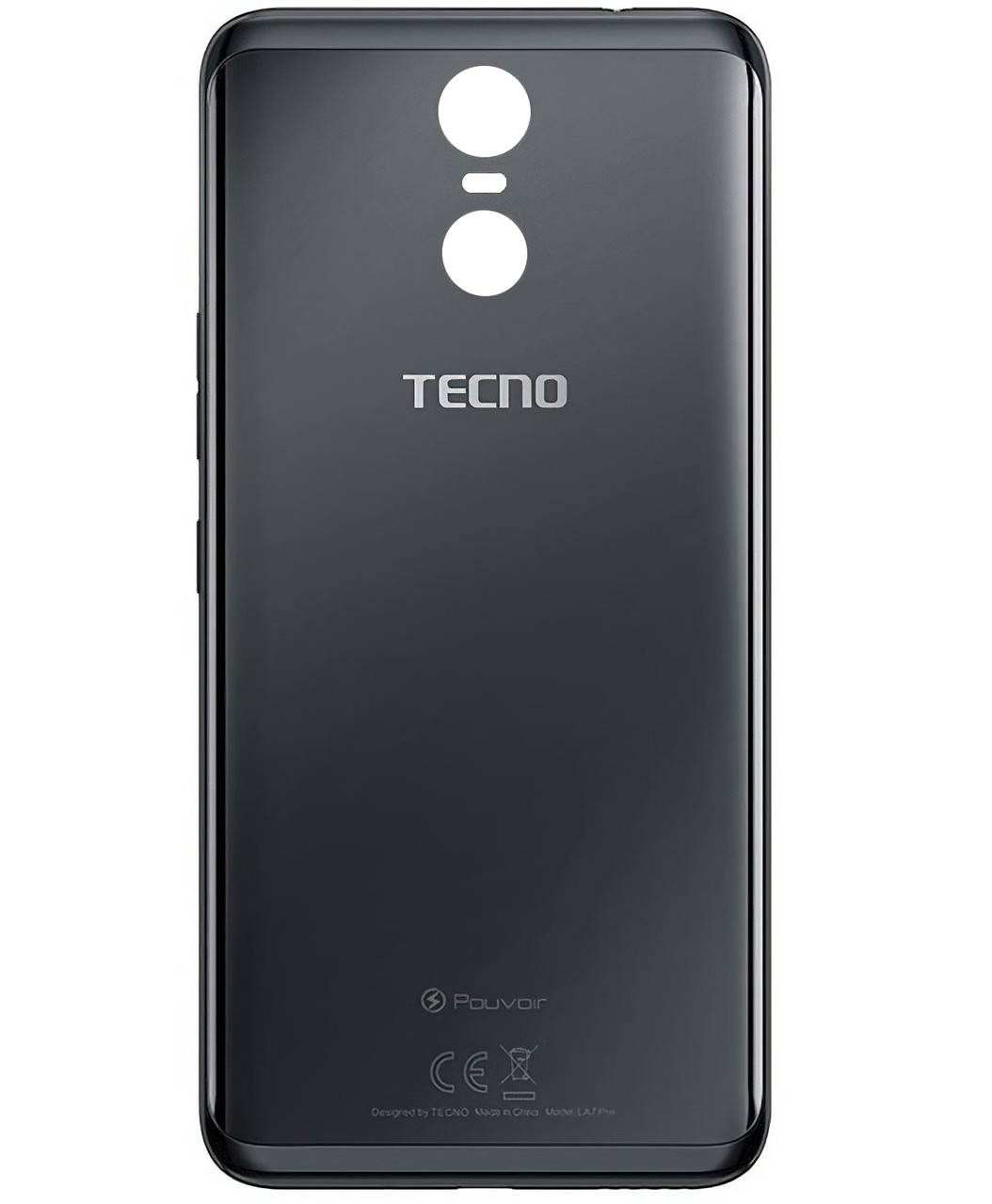 

Задняя крышка для TECNO 2 PRO (LA7) Phantom Black, Черный