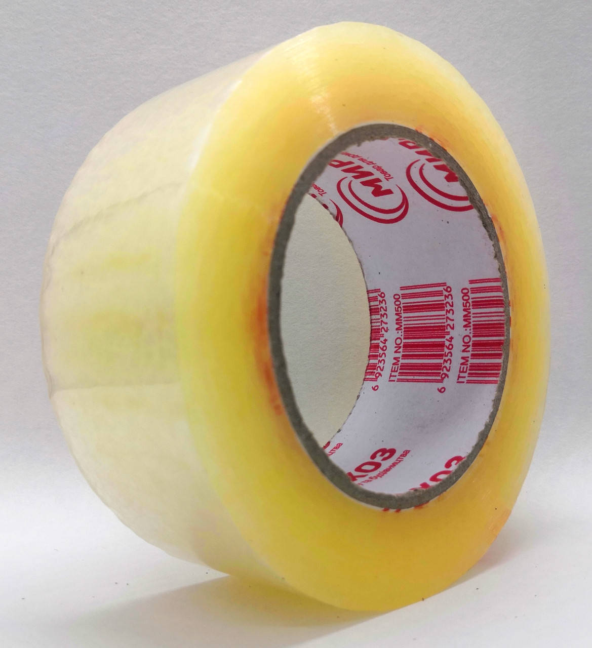 

Скотч ПЛОТНЫЙ упаковочный прозрачный - 50 микрон × 500 м (заказ кратно 6шт)