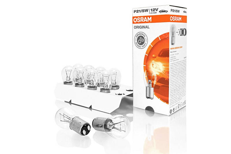 

Лампа накаливания OSRAM P21/5W 12V 21/5W BAY15d 7528