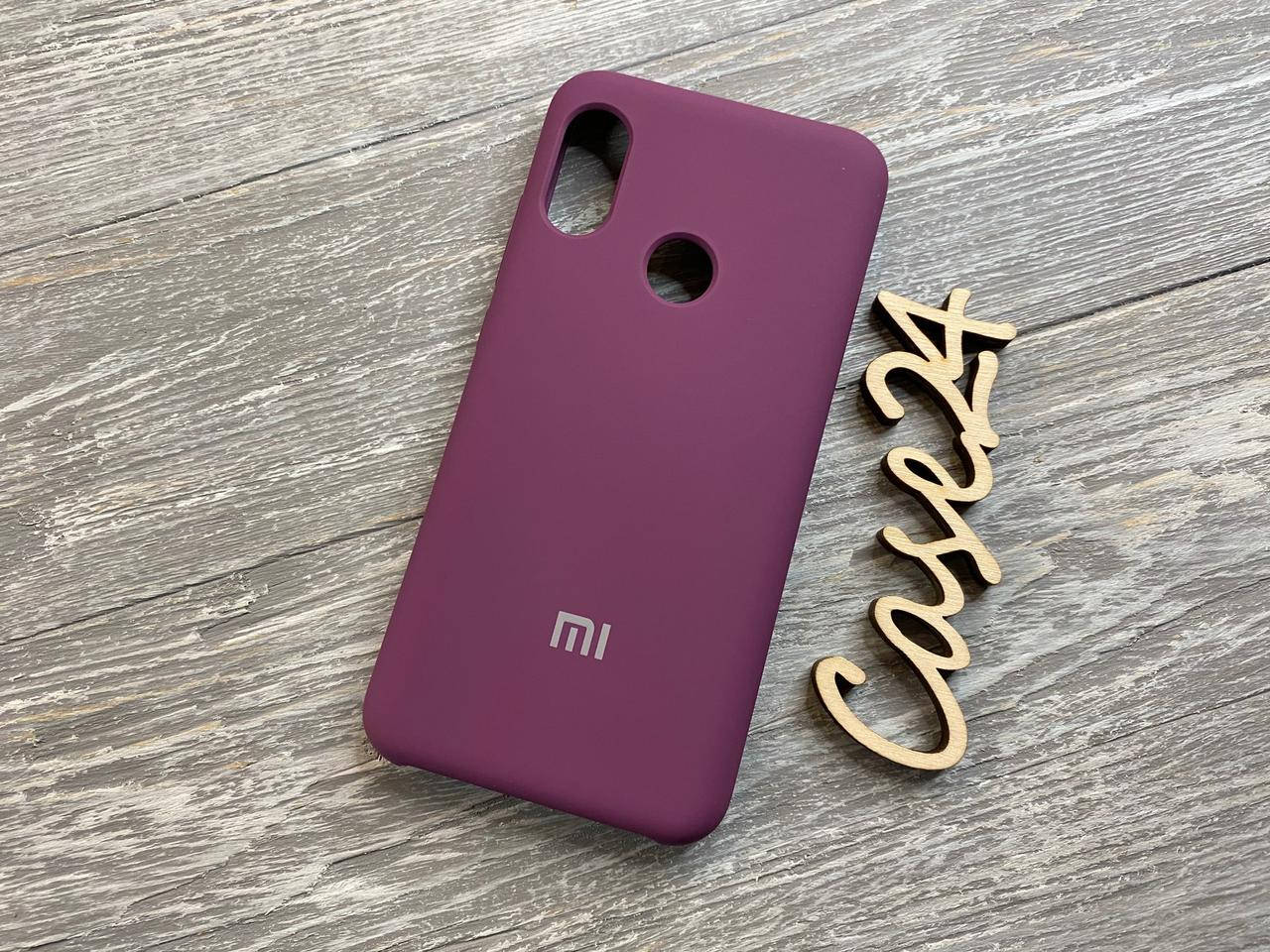 

Чехол Soft touch для Xiaomi Mi A2 Lite (9 цветов) баклажановый