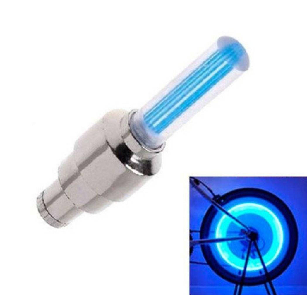 

LED подсветка колеса Digital На велосипед, авто На ниппель Синий Зелений