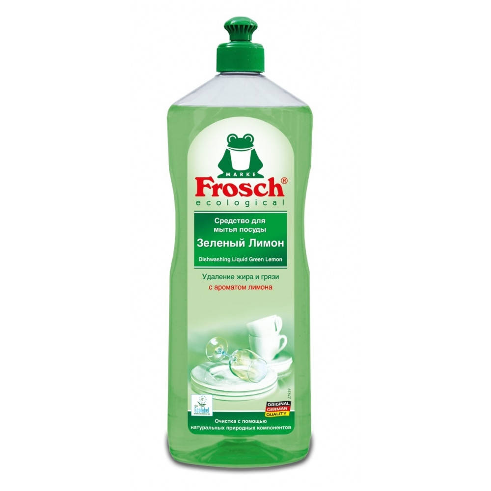 

Frosch Средство для мытья посуды "Зеленый Лимон", 1 л