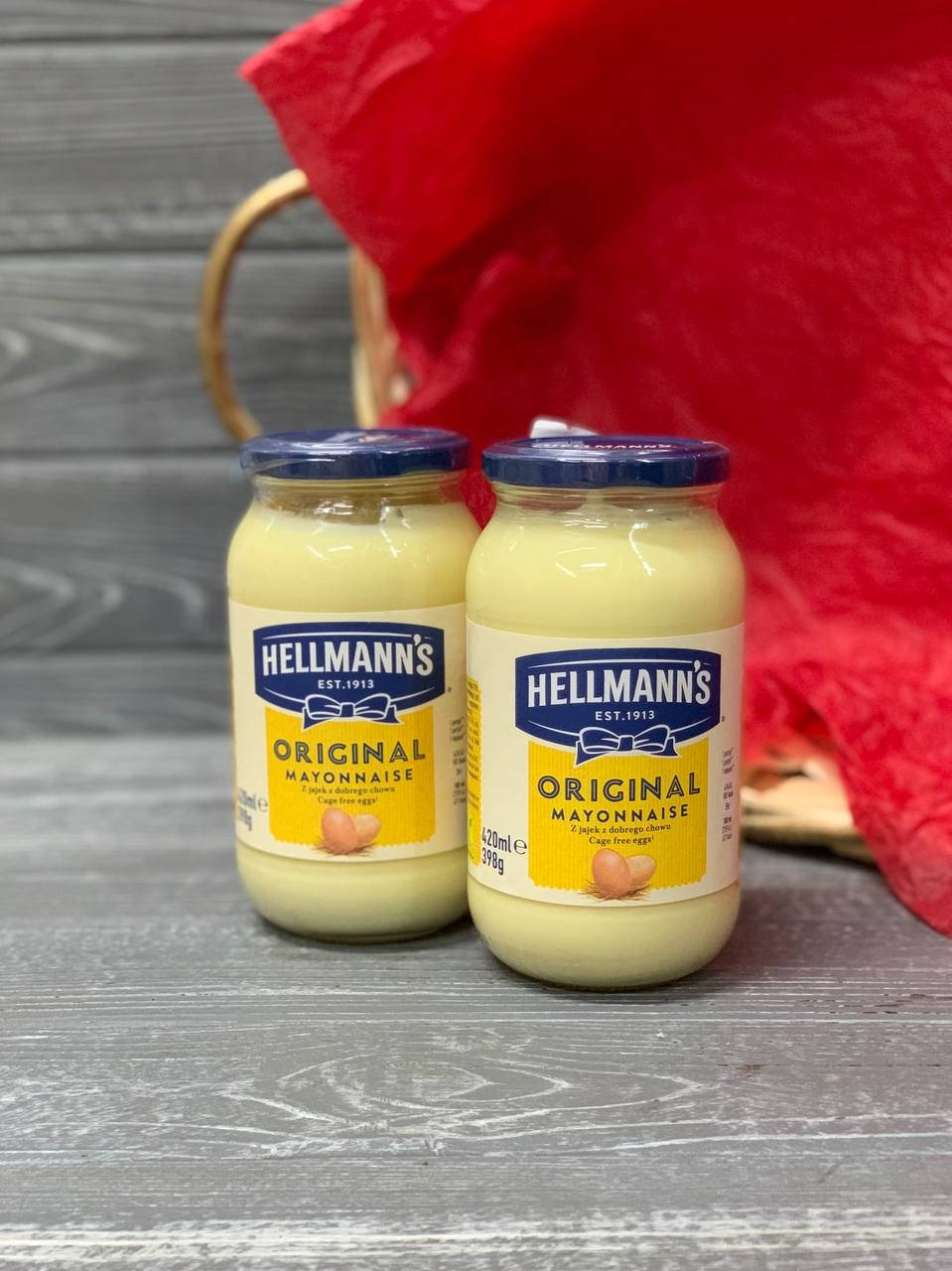 

Майонез Hellmann's оригинал 420грамм