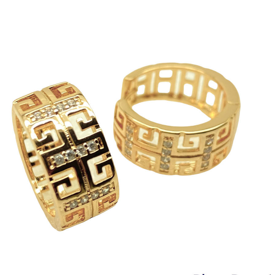 

Серьги гвоздики Xuping. 18k. 18х8 ми