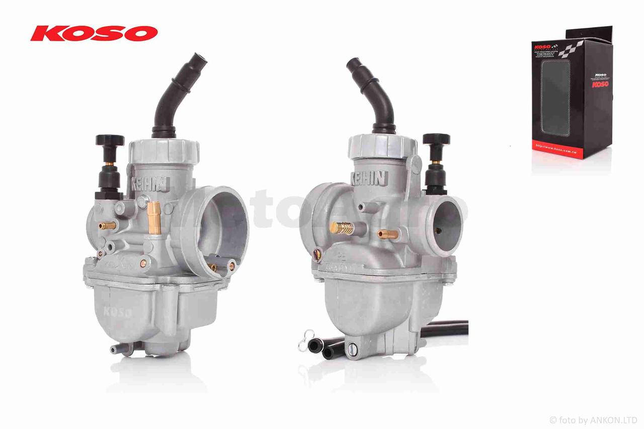 

Карбюратор универсальный 24mm, ручной подсос "KOSO" (KEIHIN)