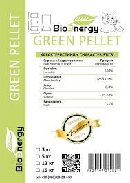 

BioЭnergy Green Pellet древесный наполнитель 5кг