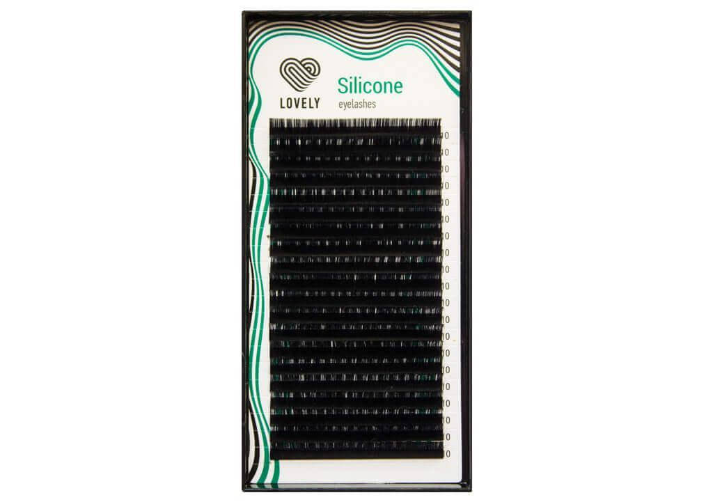 

Ресницы Lovely серия Silicone MIX (черные)