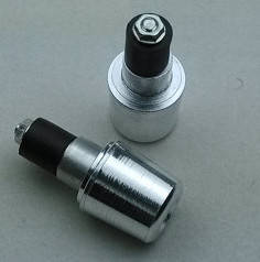 

Грузики в руль мотоцикла точенные серые