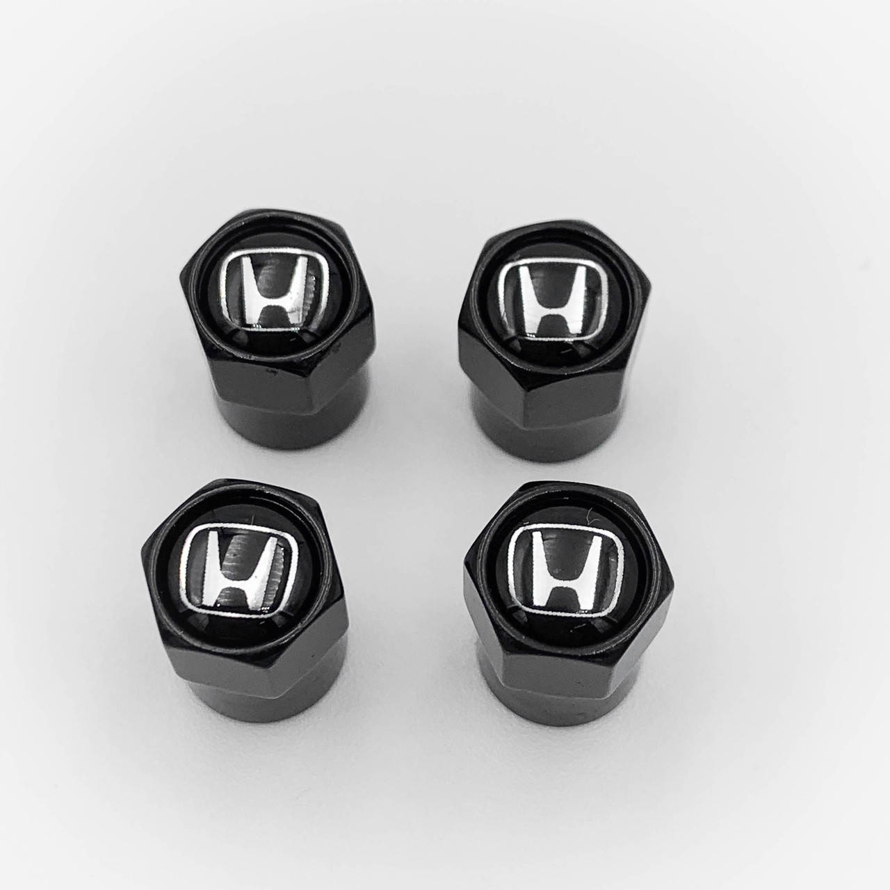 

Защитные колпачки на ниппеля HONDA (Хонда) 4 шт Черные