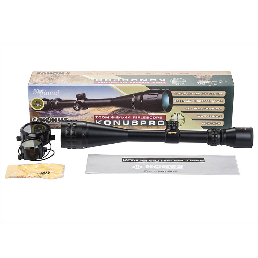 

Оптический прицел KONUS KONUSPRO 6-24x44 MIL-DOT AO, Черный