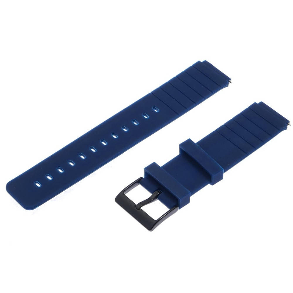 

Ремешок силиконовый для Xiaomi Amazfit 18mm тёмно-синий