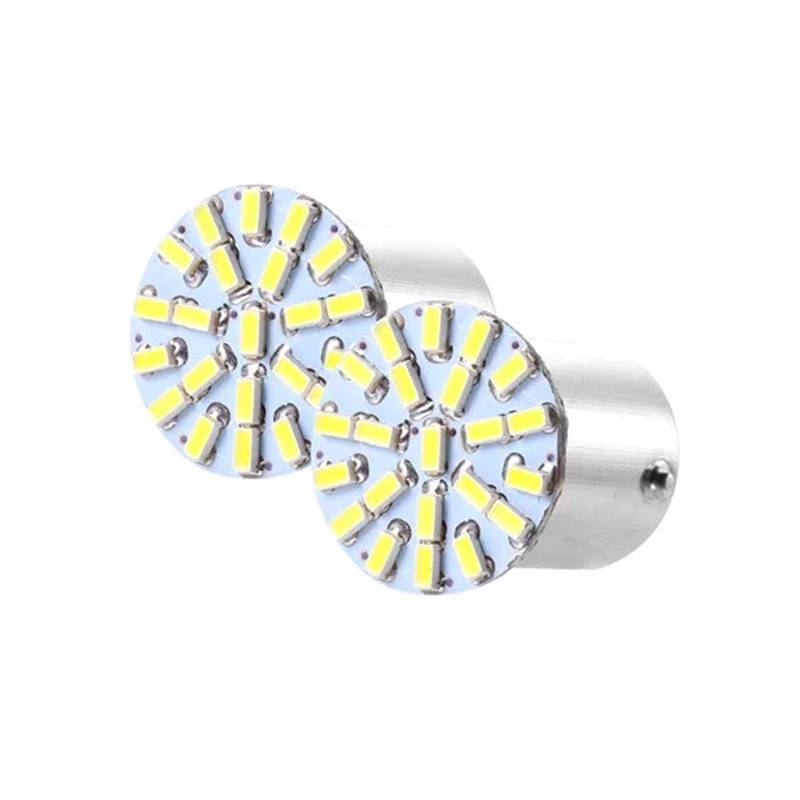 

2шт. Красная LED лампа в автомобиль 1157 BAY15D P21 22 SMD 3014