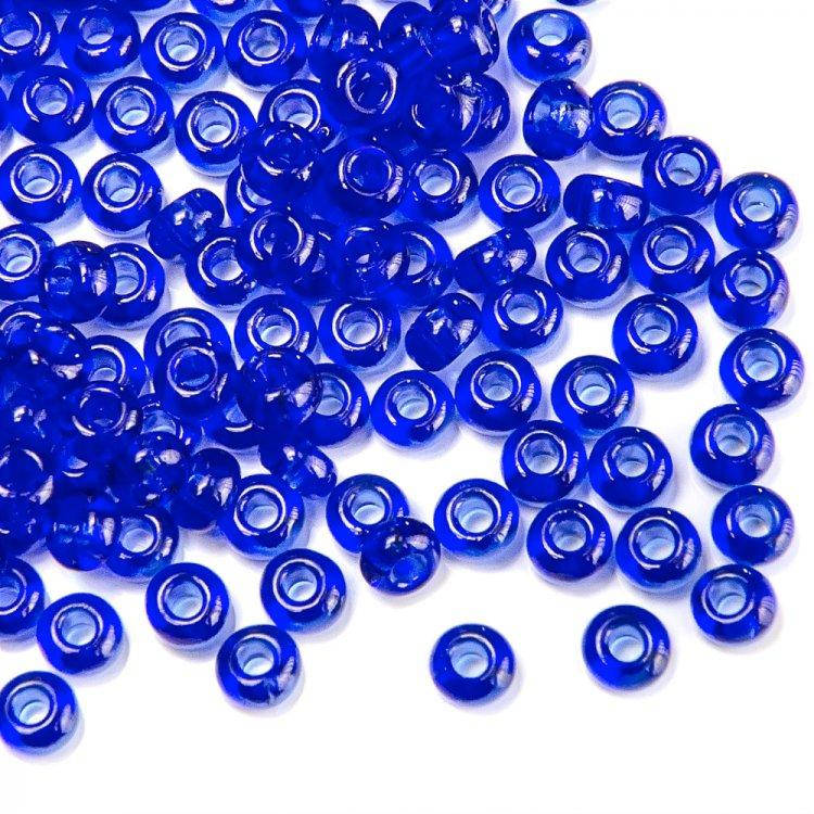 

128-10/0-30080 Бісер Чехія (прозорий, фіалковий темний)