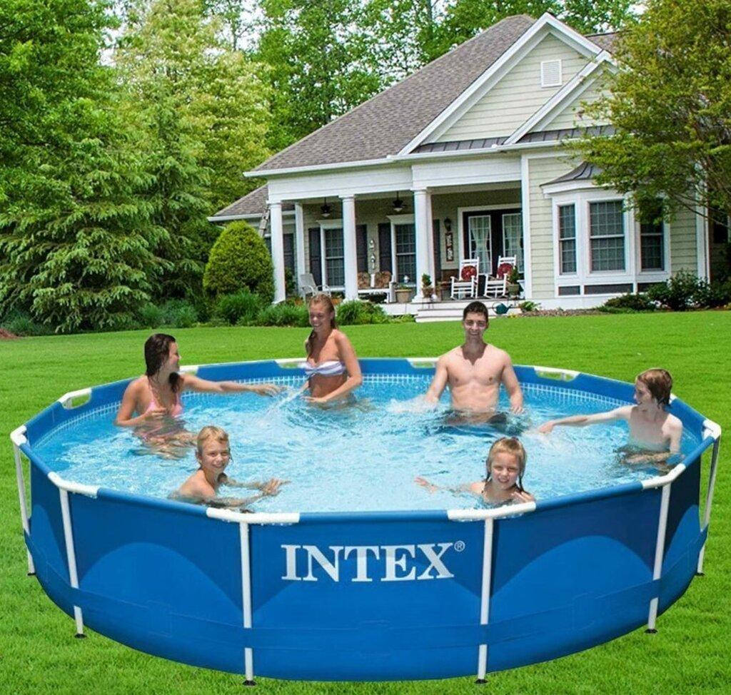 

Бассейн каркасный «Intex» Metal Frame™ 28210 (366х76см, объем 6503 л)