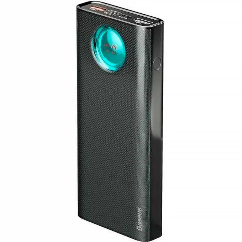 

Портативная батарея Powerbank Baseus Amblight QC Digital LCD 30000mAh Black PPLG-01