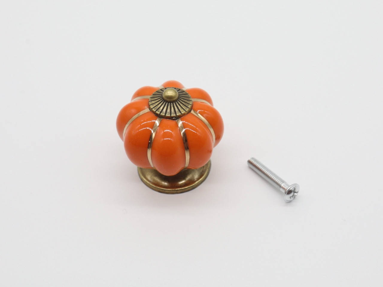 

Ручка керамическая. Цвет оранжевый. 38х37мм