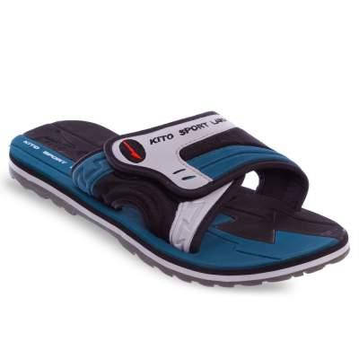

Шлепанцы сланцы мужские KITO KME731-D.BLUE размер 40-43 черный-синий Код KME731-D.BLUE