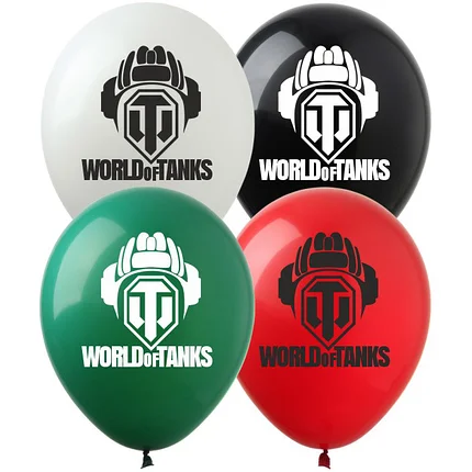 

Латексный шарик ArtShow 12"(30 см) World Of Tanks - танки, Персиковый