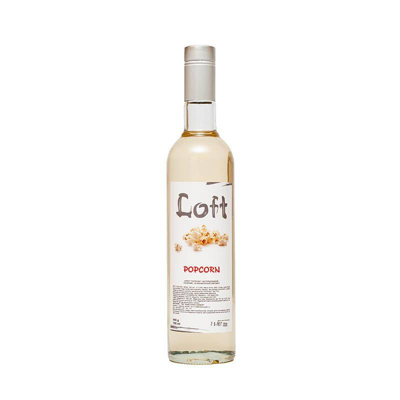

СИРОП ПОПКОРН LOFT, 0.7 Л (0.9 КГ)