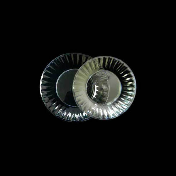 

Тарелка одноразовая Ю d=20,5см прозрачная стекловидная 10шт Укр.