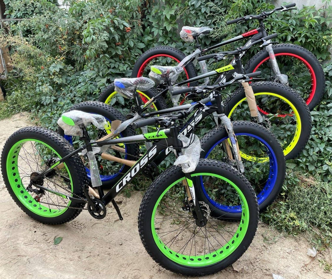 

Внедорожник фэтбайк Cross Tank 26 (fatbike) велосипед 2021