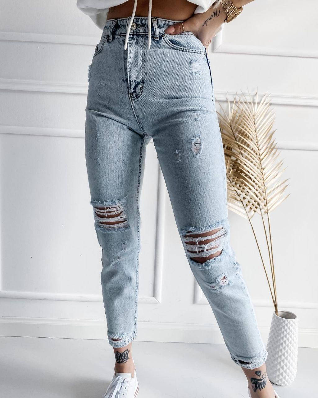 

Джинсы Мом DP0051; p 25,26,28,30,32