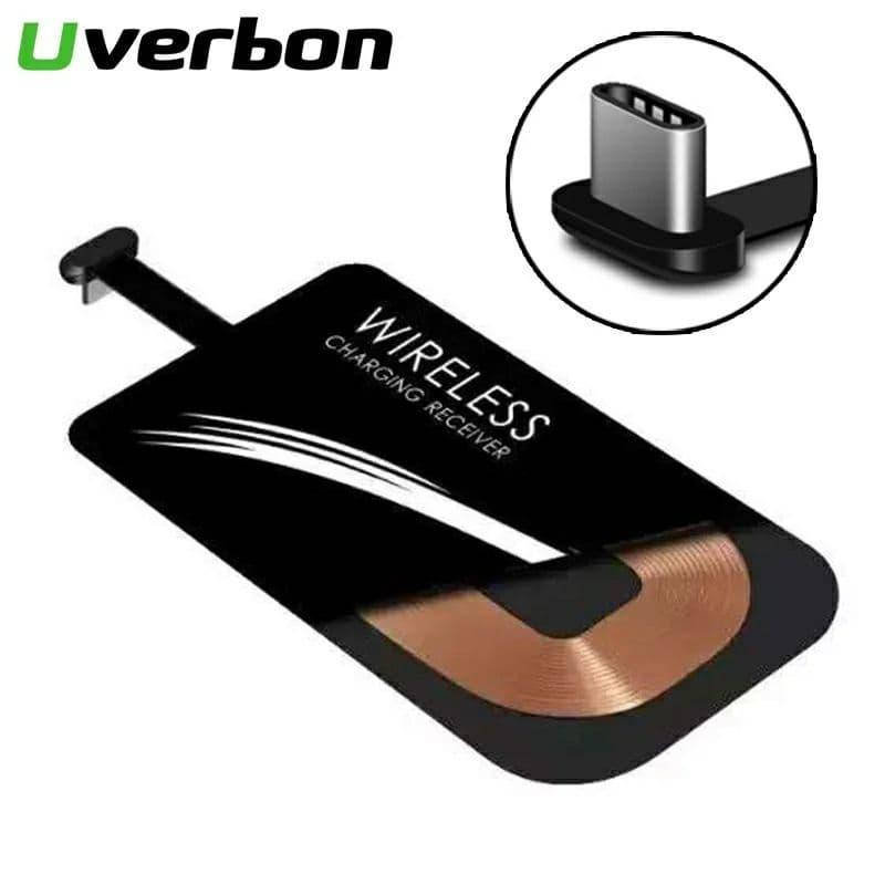 

Зарядный приемник Type-C для мобильного телефона Uverbon 5 Вт, Черный