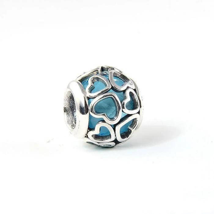 

Серебряный шарм Pandora replika Небесная любовь 792036NBS