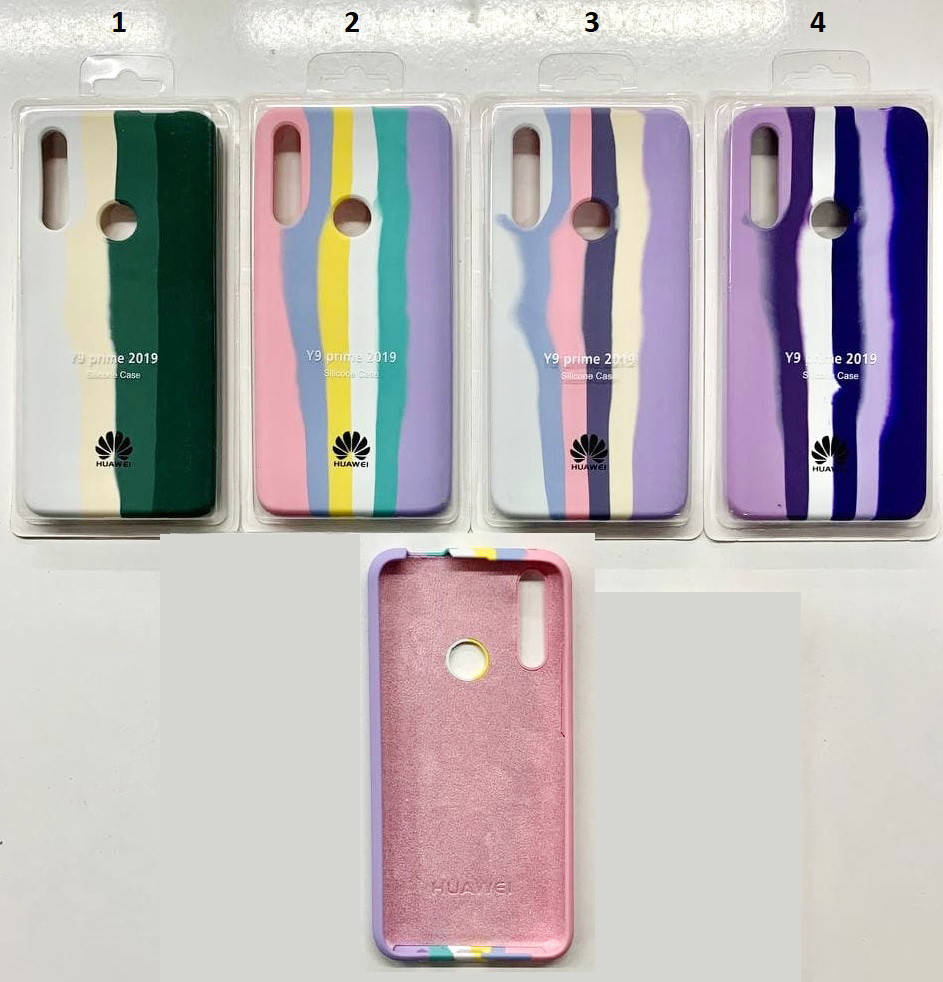 

Чехол Silicone Cover для Huawei P Smart Z радужный rainbow