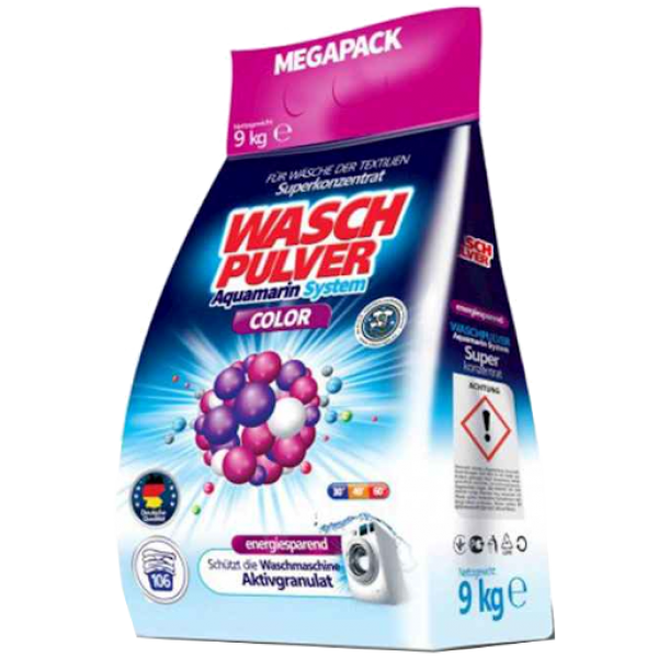 

Стиральный порошок Wasch Pulver Color, 9 кг (106 стирок)