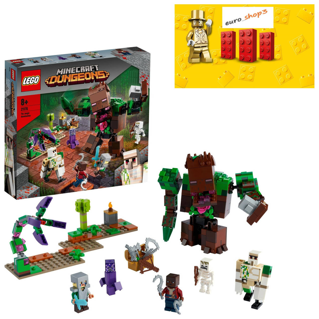 

LEGO Minecraft Ужас джунглей 21176