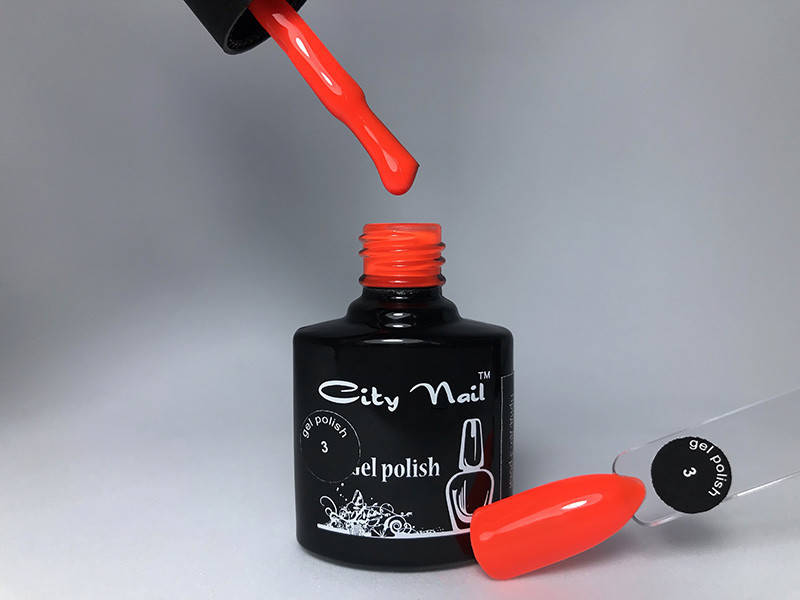 

Гель-лак CityNail 3 Оранжевый гель-лак - Ярко оранжевый гель лак - Гель Лаки Премиум Класса