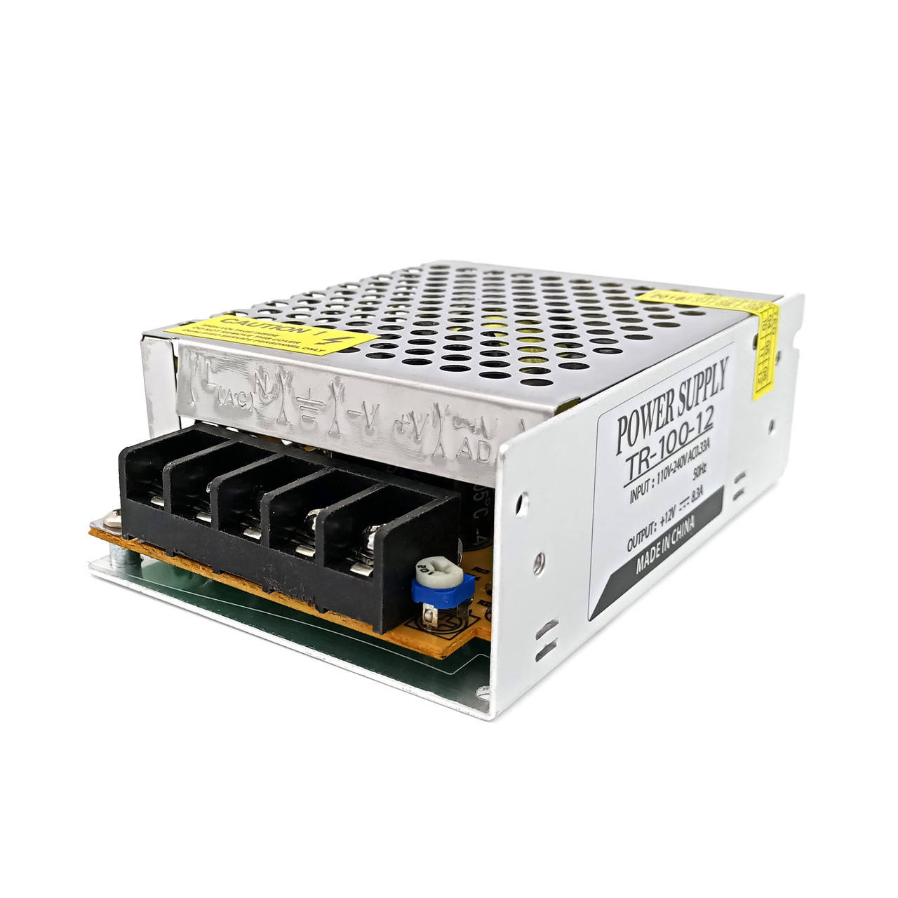 

Блок питания BIOM TR-100 100Вт 12В 8.33А Металл IP20 Стандарт