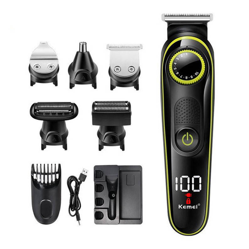 

Машинка для стрижки волос Kemei km-696, 5 в 1