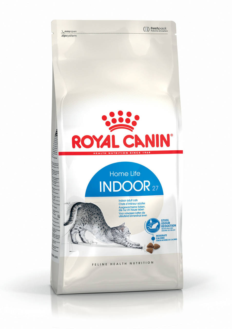 

Royal Canin (Роял Канин) Indoor 27 для взрослых кошек не покидающих помещение, 2 кг