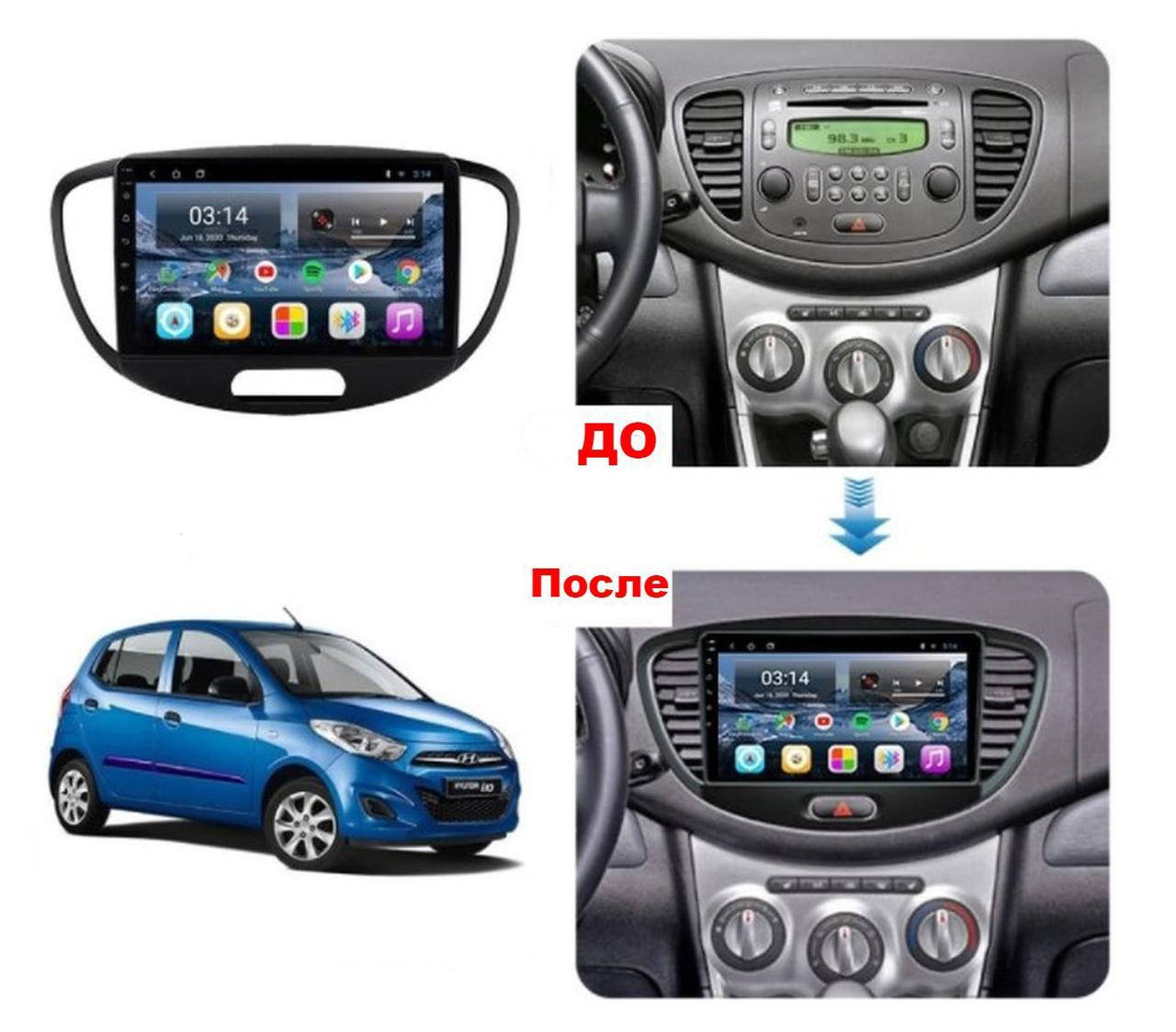 

Штатная Android Магнитола на Hyundai i10 2007-2013 Model 3G-WiFi-solution