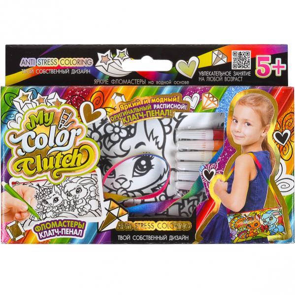 

Пенал-раскраска «My color clutch» красками