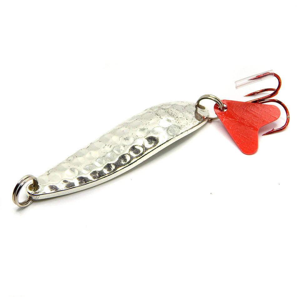 

Колеблющаяся блесна Spinnex Trump 20г для ловли щуки цвет Серебро